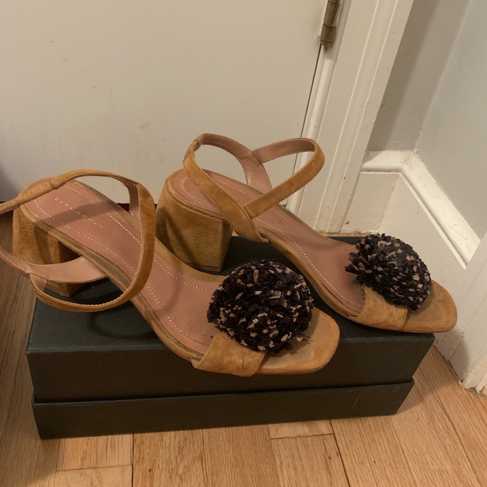 Zara Woman mini chunk heels